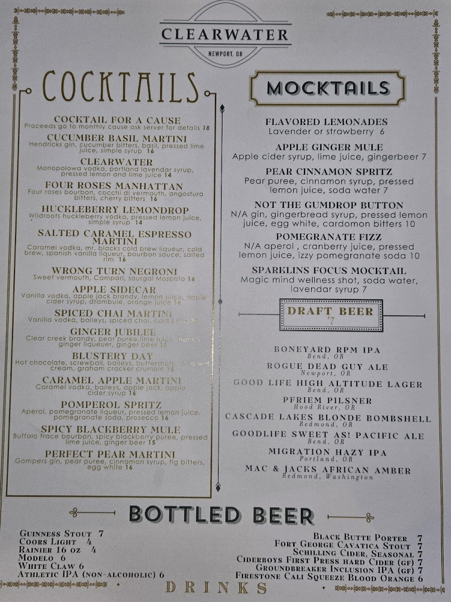 Clearwater Restaurant Menu - Image 4