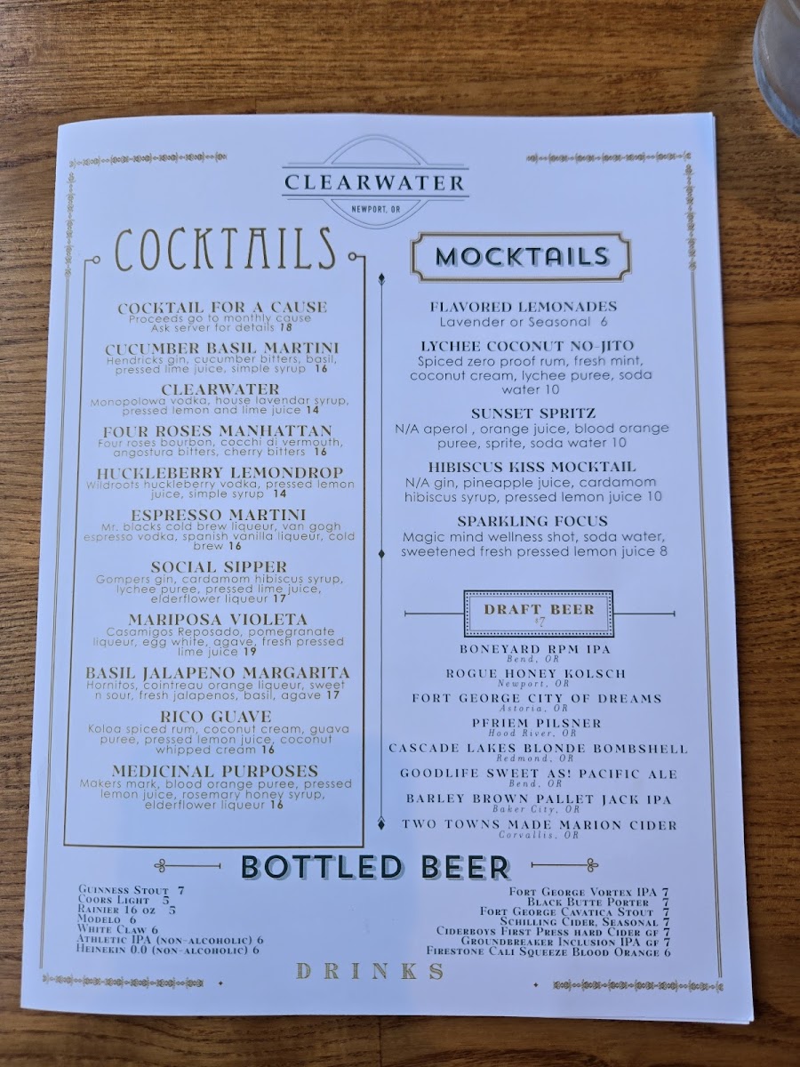 Clearwater Restaurant Menu - Image 5