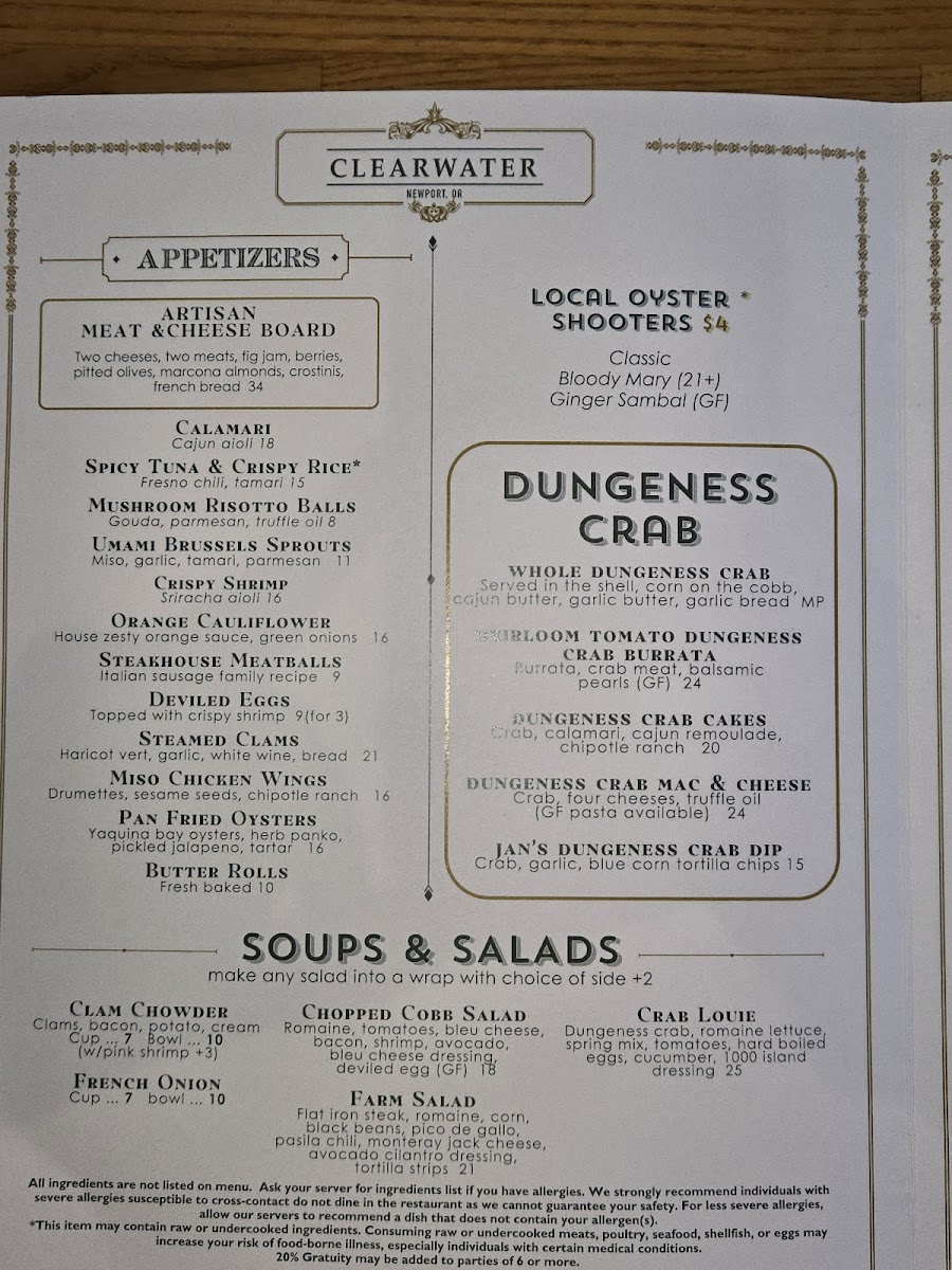 Clearwater Restaurant Menu - Image 6